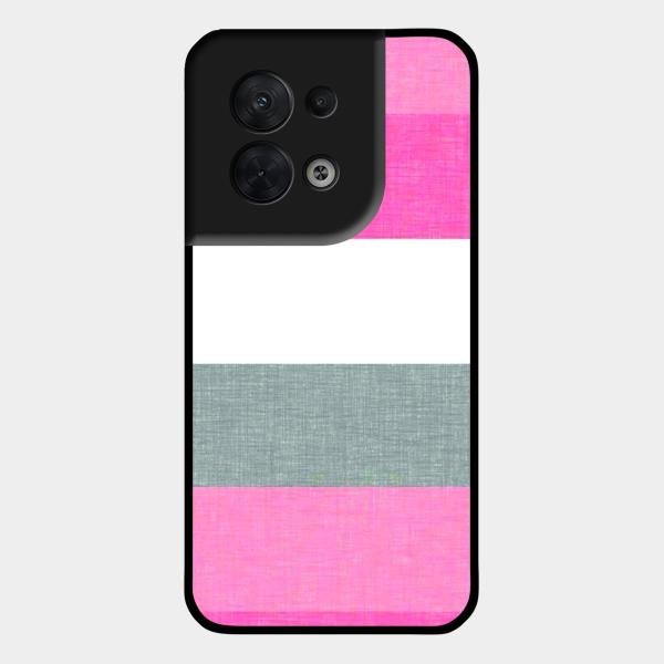 Pink Hues Harmony Glossy Metal Case Cover For Oppo Reno 8 5G