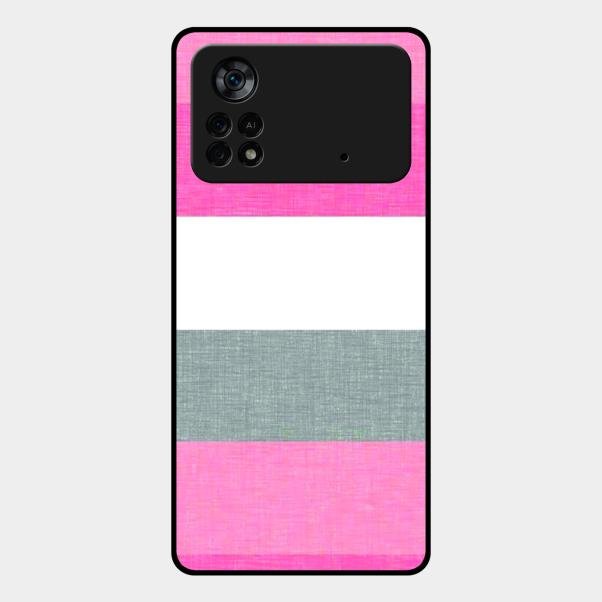 Pink Hues Harmony Glossy Metal Case Cover For Poco X4 Pro 5G
