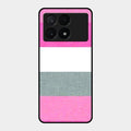 Pink Hues Harmony Glossy Metal Case Cover For Poco X6 Pro 5G