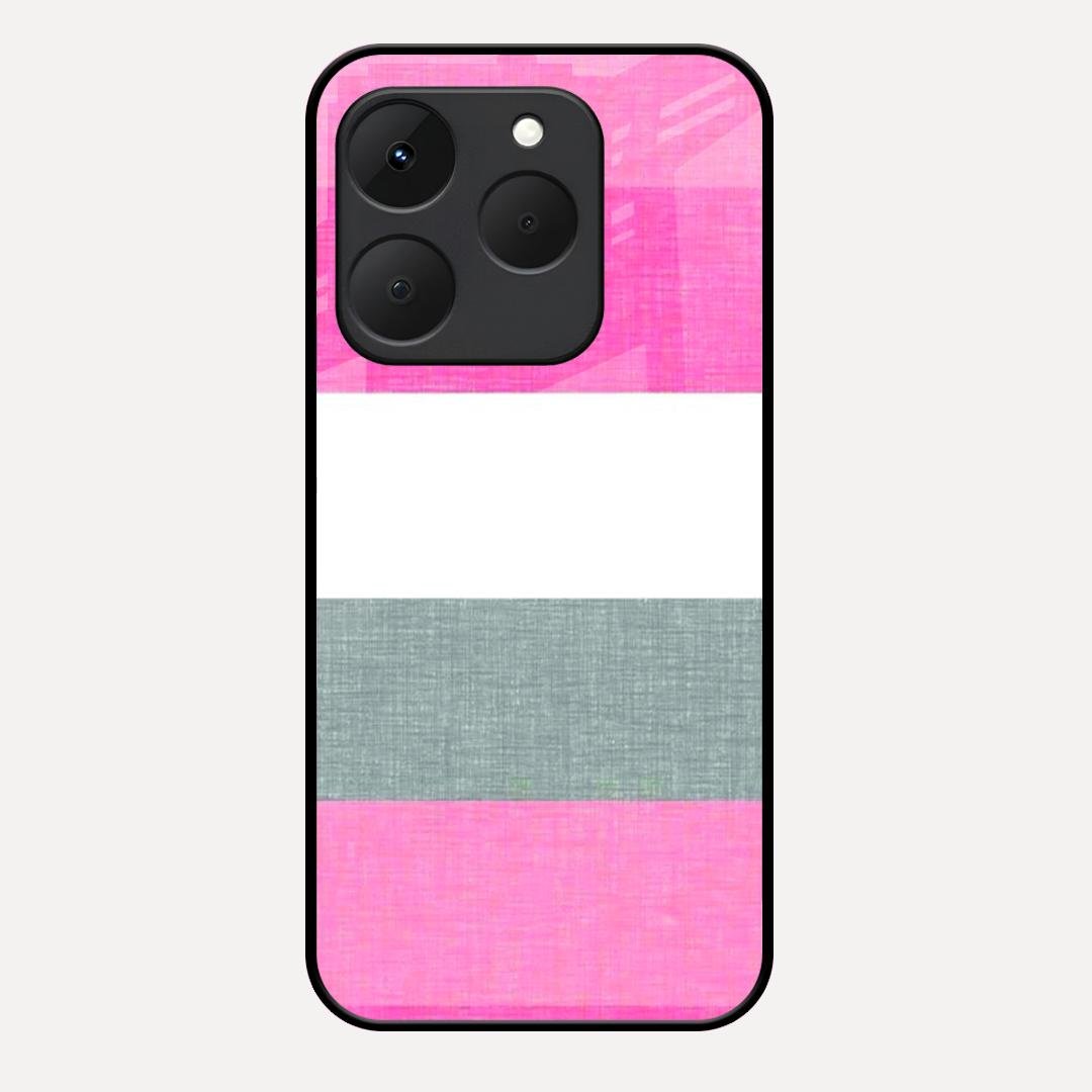 Pink Hues Harmony Glossy Metal Case Cover For Realme 15T 5G