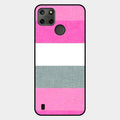 Pink Hues Harmony Glossy Metal Case Cover For Realme C21Y