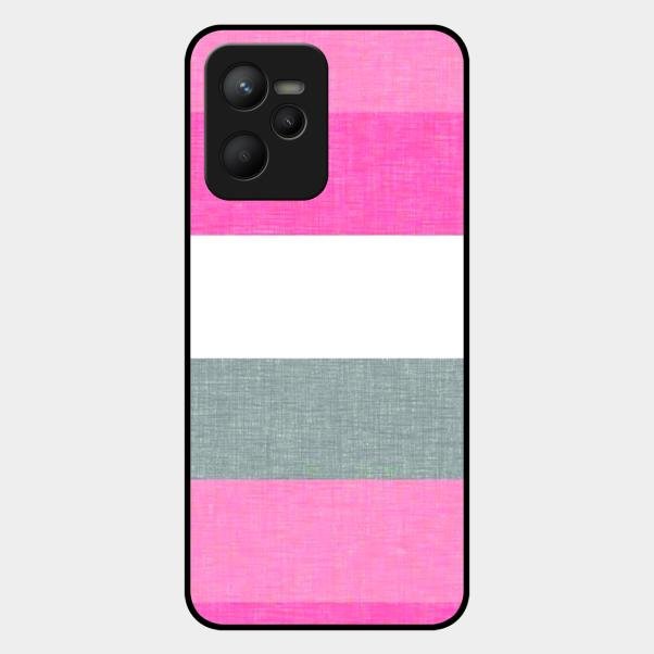 Pink Hues Harmony Glossy Metal Case Cover For Realme C35