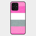 Pink Hues Harmony Glossy Metal Case Cover For Redmi 12 5G