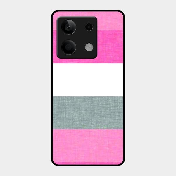 Pink Hues Harmony Glossy Metal Case Cover For Redmi Note 13 5G