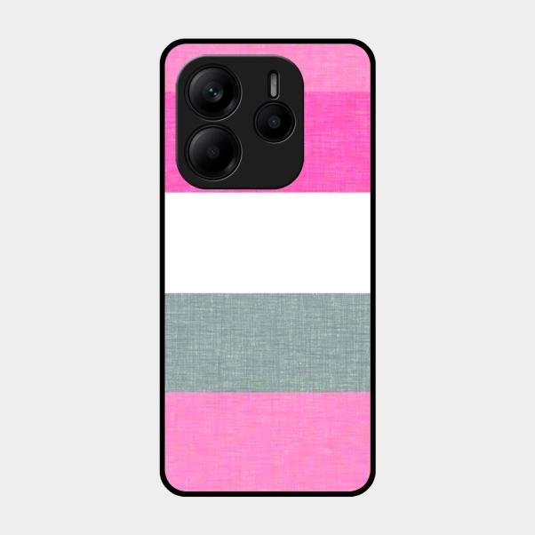 Pink Hues Harmony Glossy Metal Case Cover For Redmi Note 14 5G