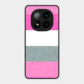 Pink Hues Harmony Glossy Metal Case Cover For Redmi Note 14 Pro Plus 5G