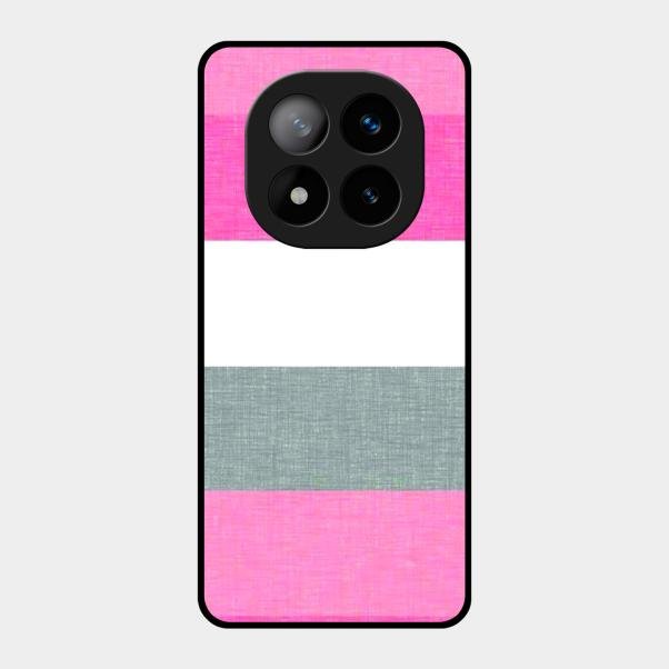 Pink Hues Harmony Glossy Metal Case Cover For Redmi Note 14 Pro Plus 5G