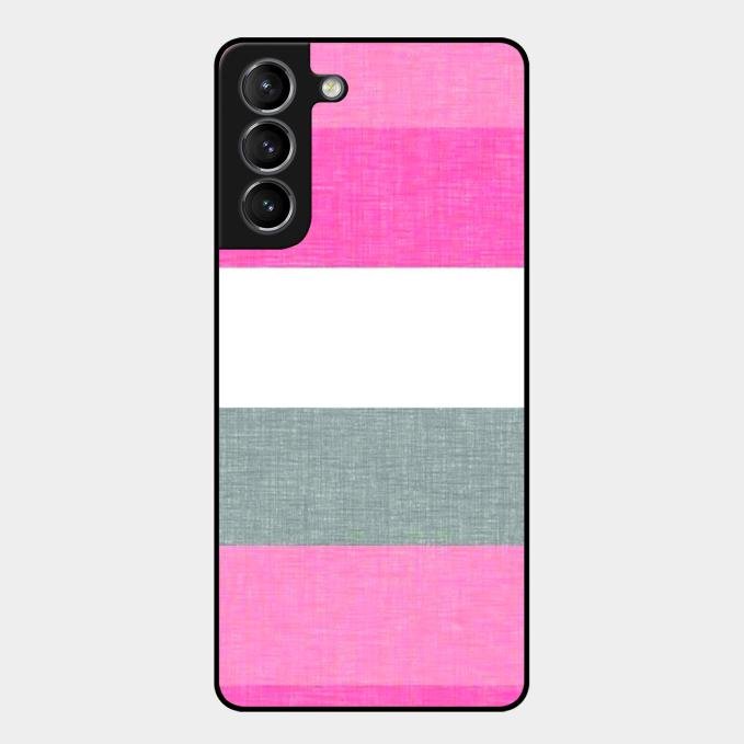 Pink Hues Harmony Glossy Metal Case Cover For Samsung Galaxy S21 Plus