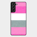 Pink Hues Harmony Glossy Metal Case Cover For Samsung Galaxy S21