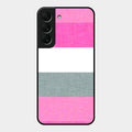 Pink Hues Harmony Glossy Metal Case Cover For Samsung Galaxy S22 5G