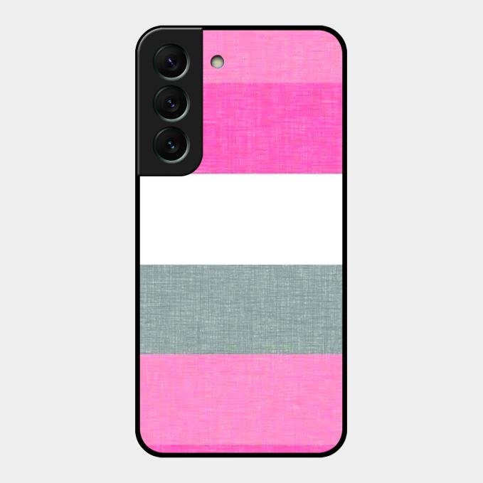 Pink Hues Harmony Glossy Metal Case Cover For Samsung Galaxy S22 5G