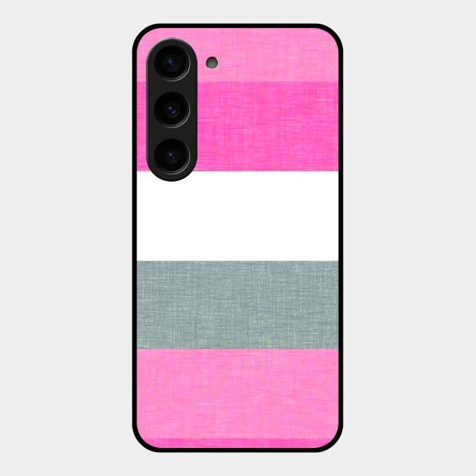 Pink Hues Harmony Glossy Metal Case Cover For Samsung Galaxy S23 5G