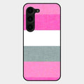 Pink Hues Harmony Glossy Metal Case Cover For Samsung Galaxy S23 Plus 5G