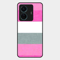 Pink Hues Harmony Glossy Metal Case Cover For Vivo T1 Pro 5G