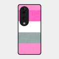 Pink Hues Harmony Glossy Metal Case Cover For Vivo T3 Ultra