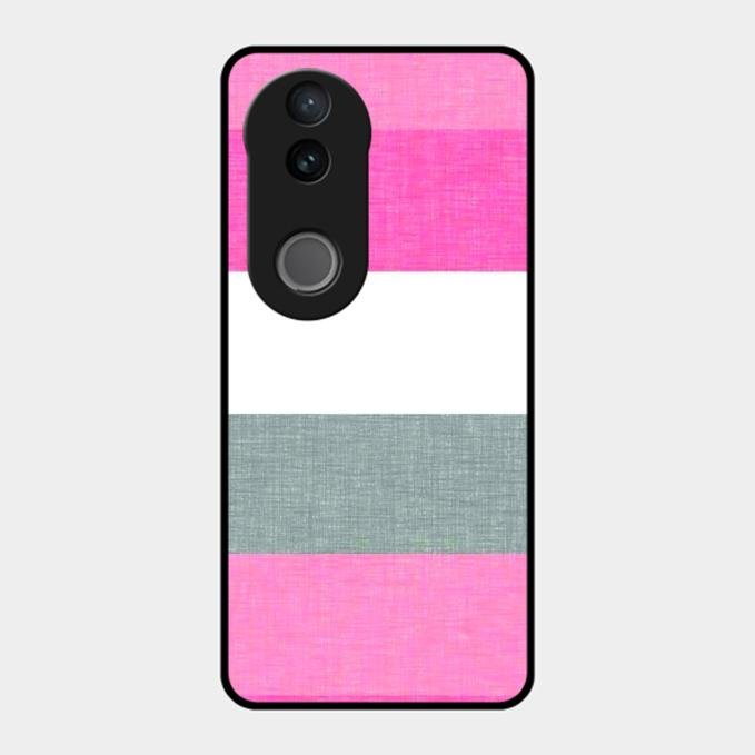Pink Hues Harmony Glossy Metal Case Cover For Vivo T4R 5G