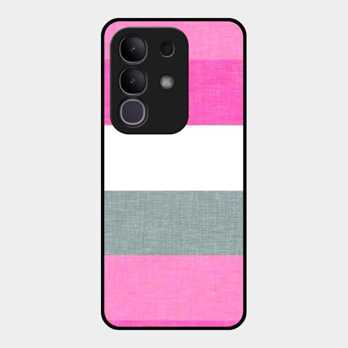 Pink Hues Harmony Glossy Metal Case Cover For Vivo T4X 5G