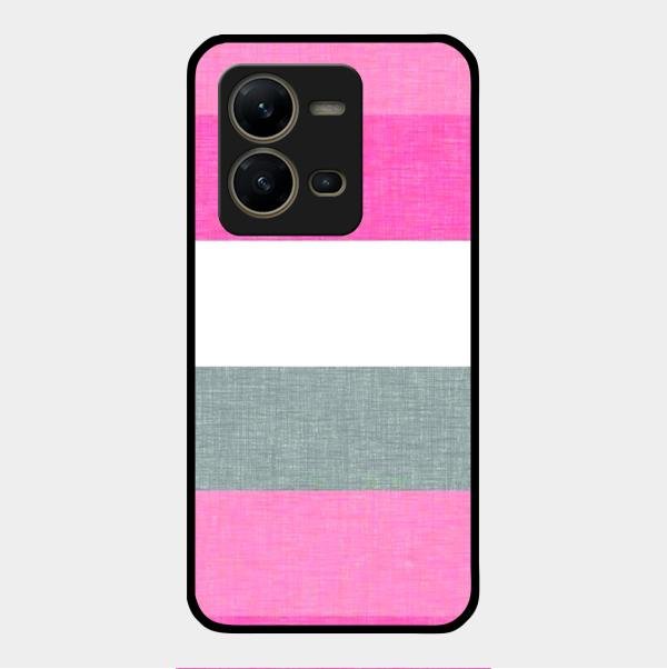 Pink Hues Harmony Glossy Metal Case Cover For Vivo V25 5G