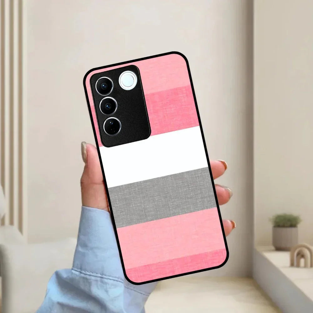 Pink Hues Harmony Glossy Metal Case Cover For Vivo - ShopOnCliQ