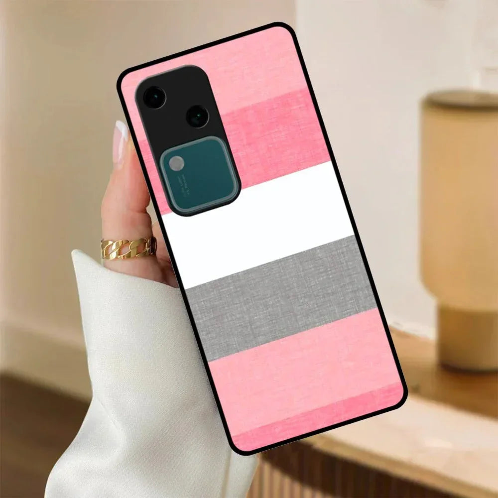 Pink Hues Harmony Glossy Metal Case Cover For Vivo - ShopOnCliQ