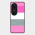 Pink Hues Harmony Glossy Metal Case Cover For Vivo V40 5G