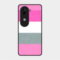 Pink Hues Harmony Glossy Metal Case Cover For Vivo V40E 5G