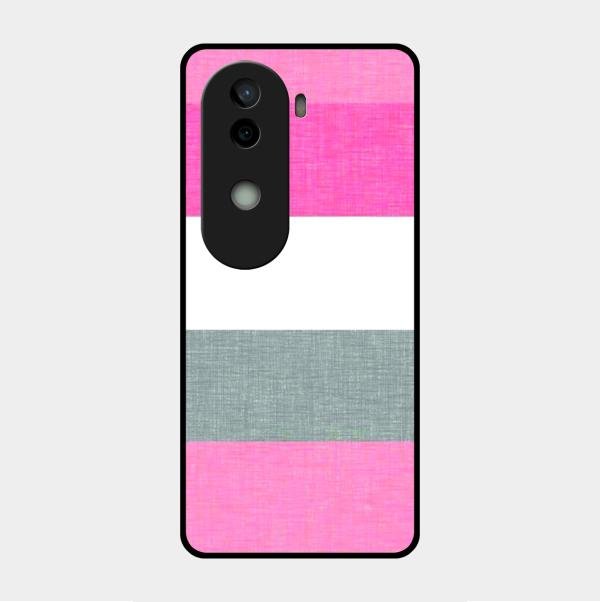 Pink Hues Harmony Glossy Metal Case Cover For Vivo V40E 5G