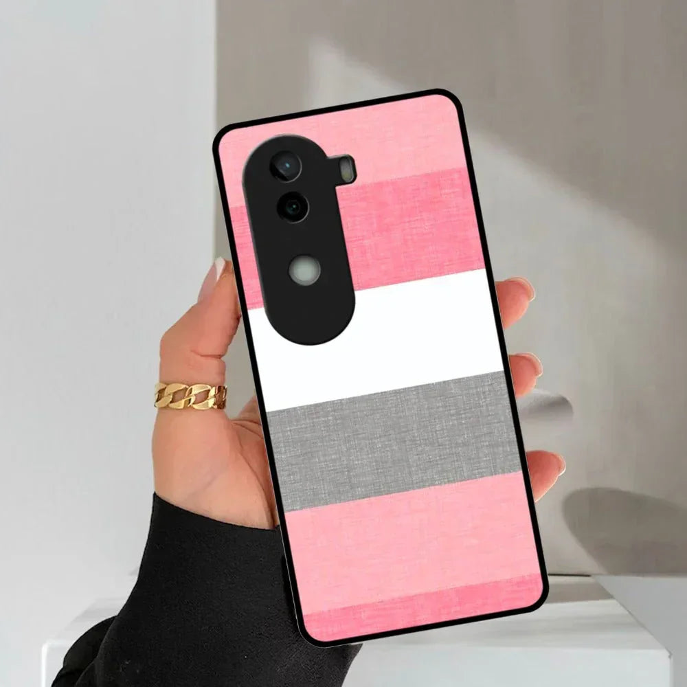 Pink Hues Harmony Glossy Metal Case Cover For Vivo - ShopOnCliQ