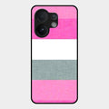 Pink Hues Harmony Glossy Metal Case Cover For Vivo V60 5G