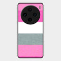Pink Hues Harmony Glossy Metal Case Cover For Vivo X100 5G