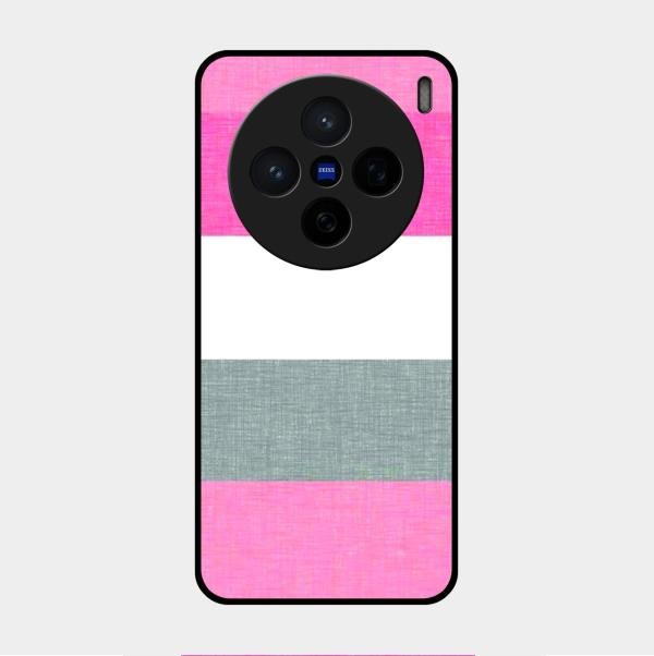 Pink Hues Harmony Glossy Metal Case Cover For Vivo X200 5G