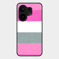 Pink Hues Harmony Glossy Metal Case Cover For Vivo X200 Fe 5G