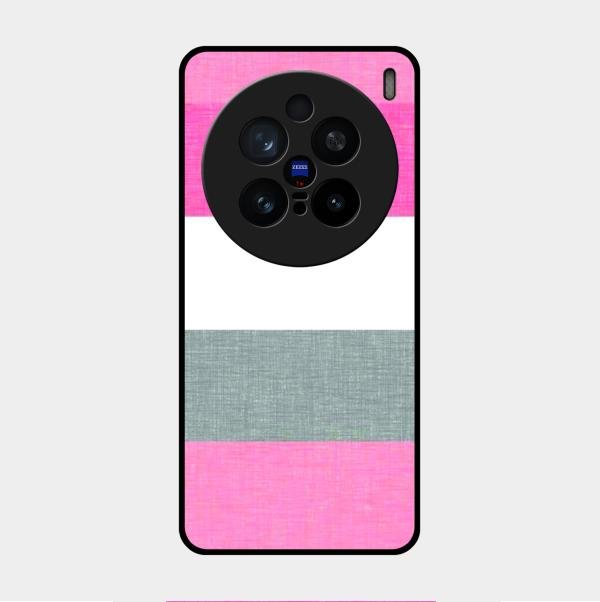 Pink Hues Harmony Glossy Metal Case Cover For Vivo X200 Pro 5G