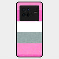 Pink Hues Harmony Glossy Metal Case Cover For Vivo X80 5G
