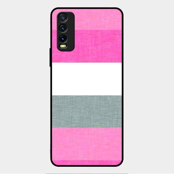 Pink Hues Harmony Glossy Metal Case Cover For Vivo Y12G