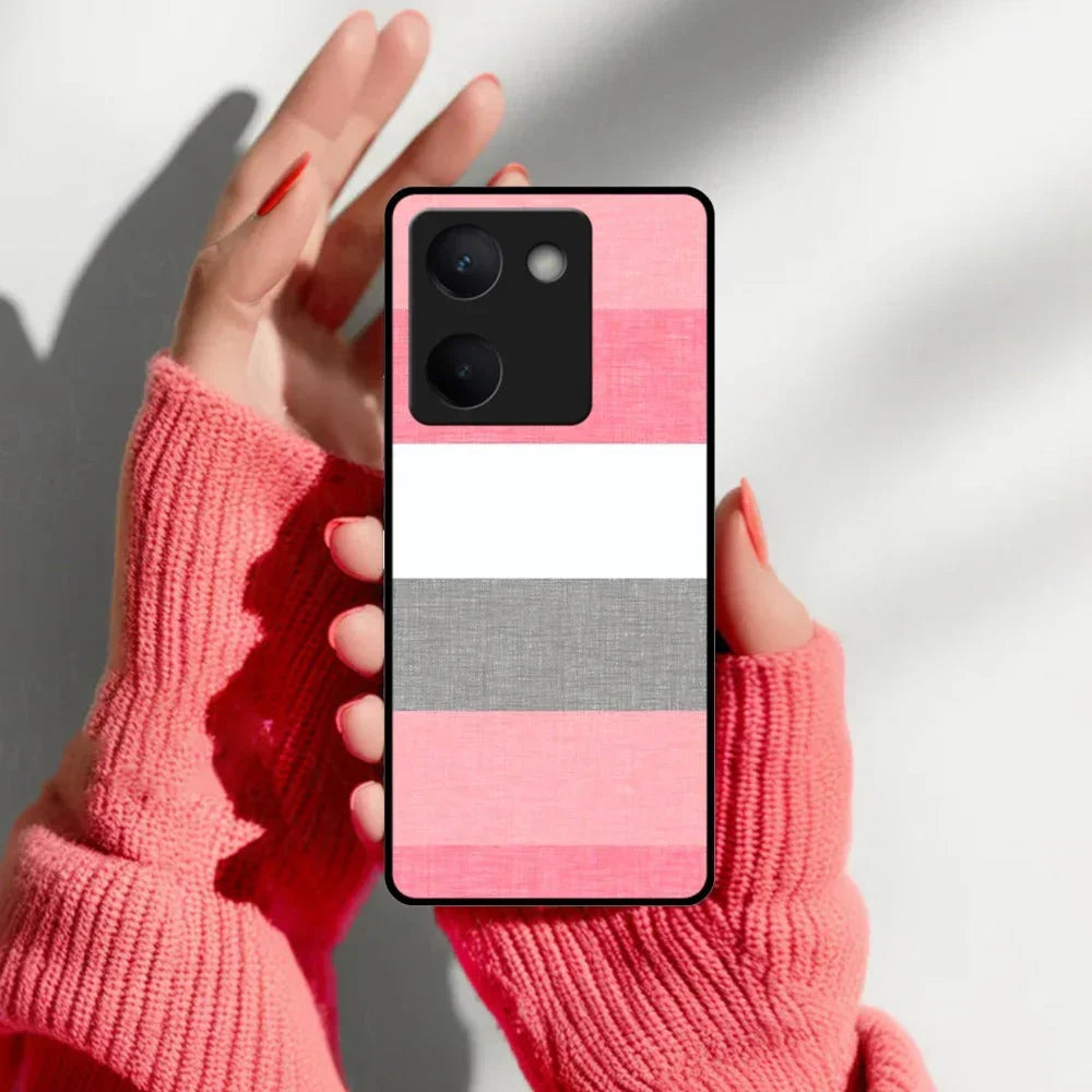Pink Hues Harmony Glossy Metal Case Cover For Vivo - ShopOnCliQ