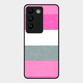 Pink Hues Harmony Glossy Metal Case Cover For Vivo Y200E 5G