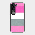 Pink Hues Harmony Glossy Metal Case Cover For Vivo Y300 5G