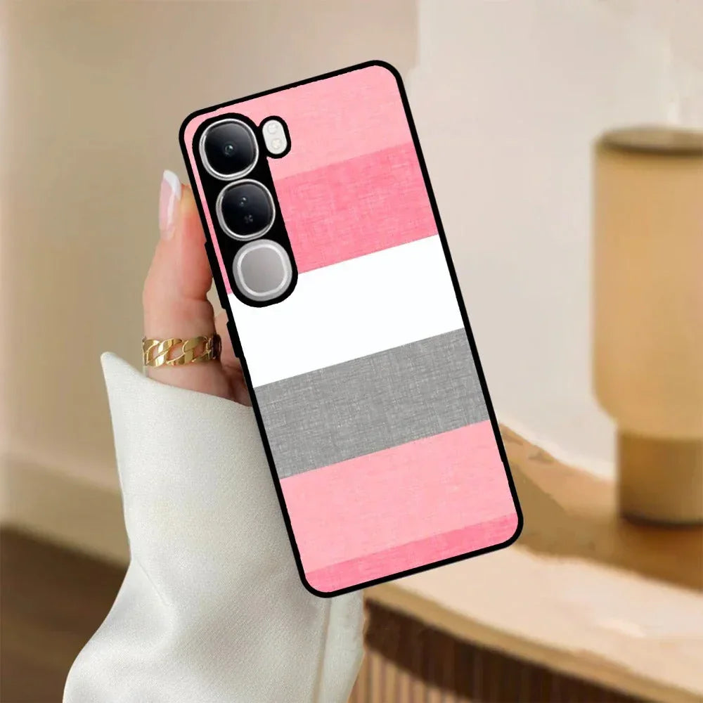 Pink Hues Harmony Glossy Metal Case Cover For Vivo - ShopOnCliQ