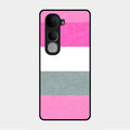 Pink Hues Harmony Glossy Metal Case Cover For Vivo Y400 Pro 5G