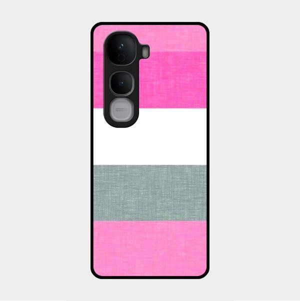 Pink Hues Harmony Glossy Metal Case Cover For Vivo Y400 Pro 5G