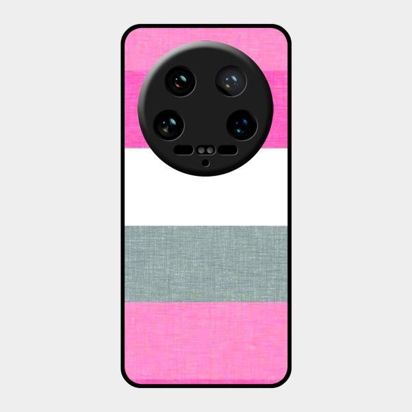 Pink Hues Harmony Glossy Metal Case Cover For Xiaomi 14 Ultra