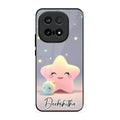 Pink Star Glossy Metal Case Cover For iQOO 15 5G