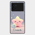 Pink Star Glossy Metal Case Cover For Iqoo 9 Pro 5G