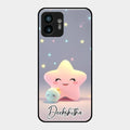 Pink Star Glossy Metal Case Cover For Nothing Phone 2