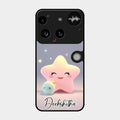 Pink Star Glossy Metal Case Cover For Nothing Phone 3 5G