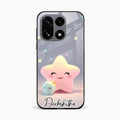 Pink Star Glossy Metal Case Cover For OnePlus 15 5G