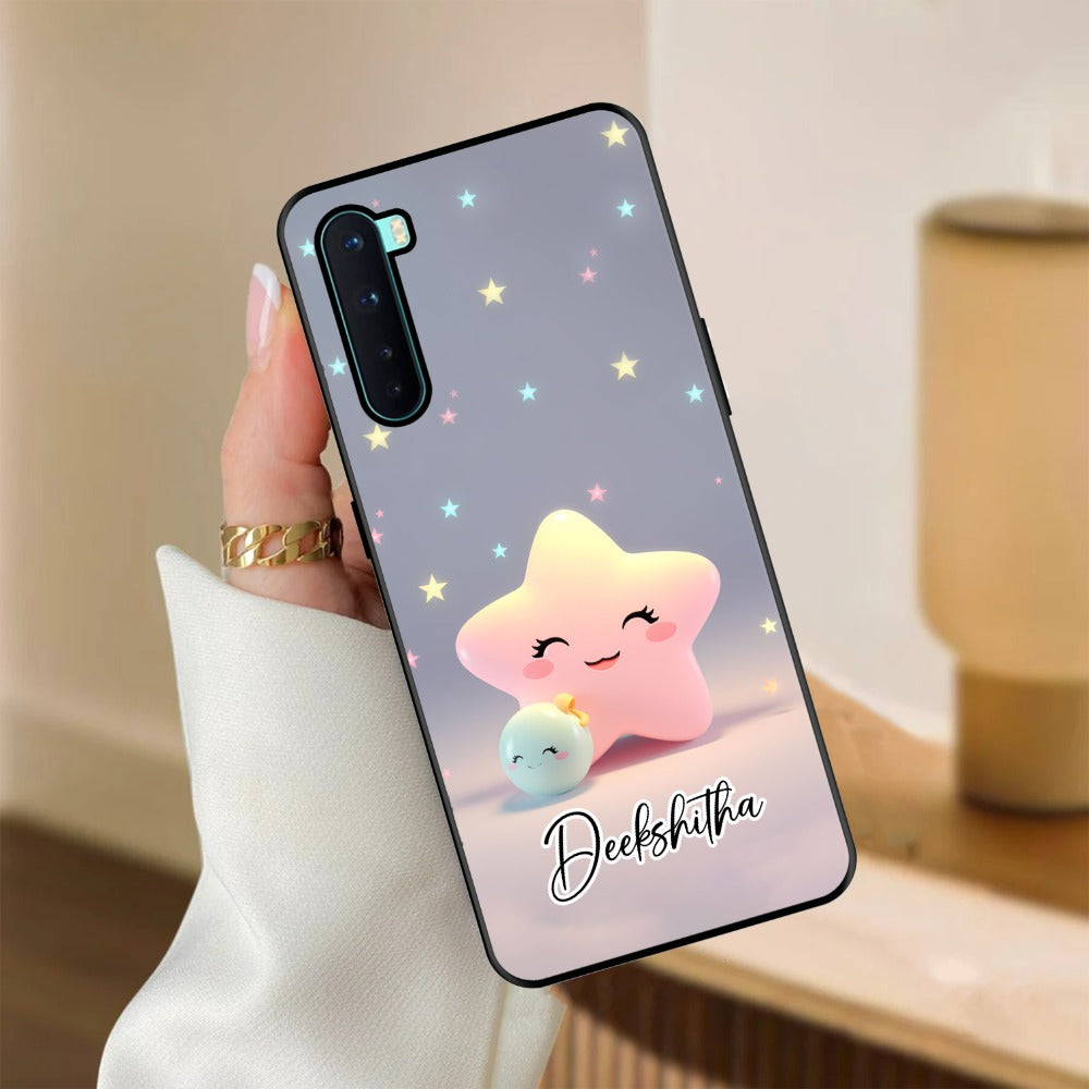 Pink Floral Customize Metal Case Cover For Oneplus