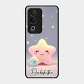 Pink Star Glossy Metal Case Cover For Oppo A3 Pro 5G