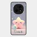Pink Star Glossy Metal Case Cover For Oppo F29 Pro 5G